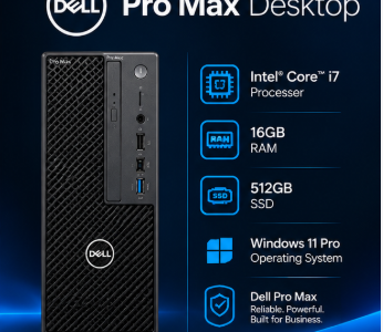 Dell Pro Max Desktop, Core i7, 16GB RAM, 512GB SSD | Accessories