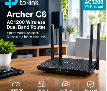 TP-Link Archer C6 AC1200 Wireless Dual Band Router